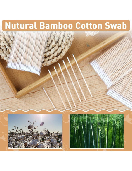 Bastones de Algodón Fenshine 1000pcs para Microblading 10cm