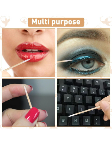 Bastones de Algodón Fenshine 1000pcs para Microblading 10cm