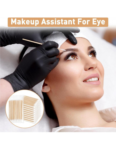 Bastones de Algodón Fenshine 1000pcs para Microblading 10cm