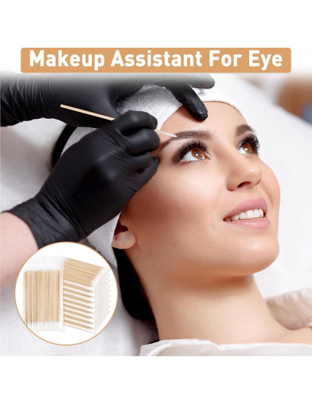 Bastones de Algodón Fenshine 1000pcs para Microblading 10cm