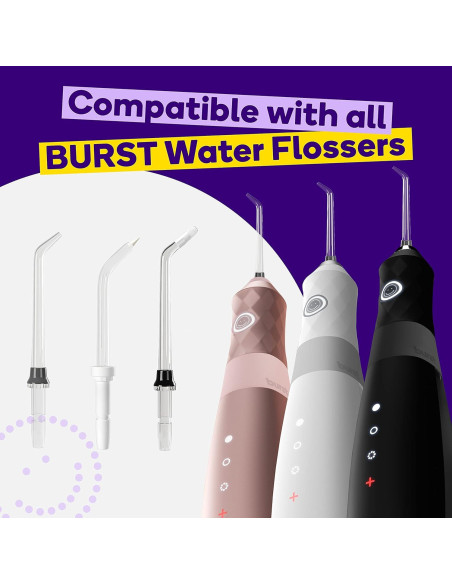 Irrigador Dental Eléctrico BURST Clásico 2 Paquete - Aliento Fresco