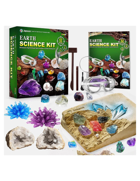 Kit de Ciencia de la Tierra Japace para Niños 4-14 Años