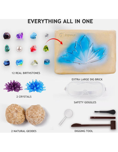 Kit de Ciencia de la Tierra Japace para Niños 4-14 Años