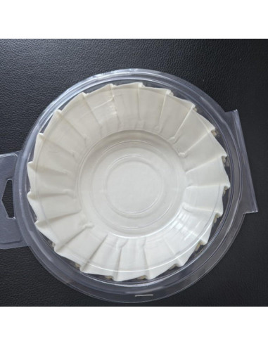 50 Forros de Papel Desechables para Pasteles Basque YJLMTCF 10.16 cm