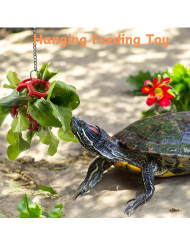 Bola de Alimentación para Tortugas Homedy Roja 9cm