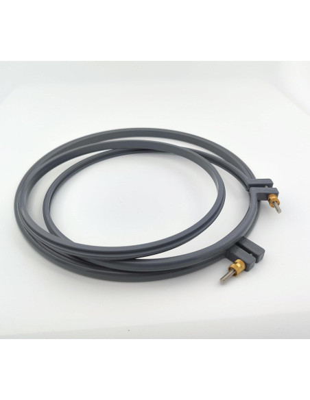 Aro de Bordado Plástico Maker Susan 19 cm Gris Antracita