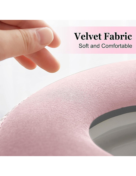 Almohadilla de Asiento de Inodoro Calentada Timecity Rosa 43x37 cm