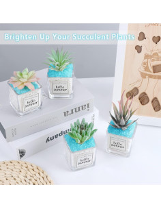 Piedras Brillantes Luminosa Azul 250g para Acuarios DIY 2