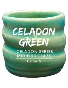 Set de Esmaltes Cerámicos Penguin - Serie Celadon Fuego Medio - 8 tarros 4oz 2