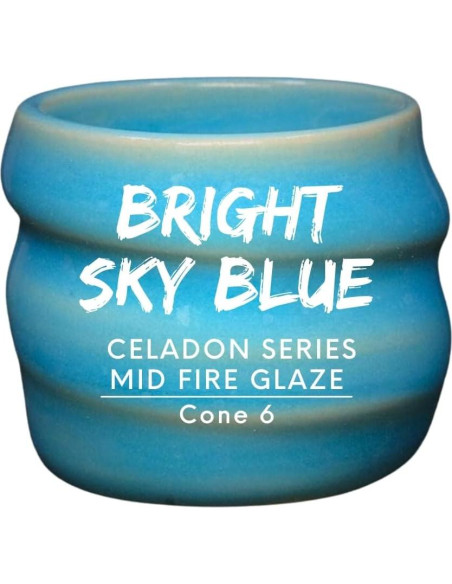 Set de Esmaltes Cerámicos Penguin - Serie Celadon Fuego Medio - 8 tarros 4oz