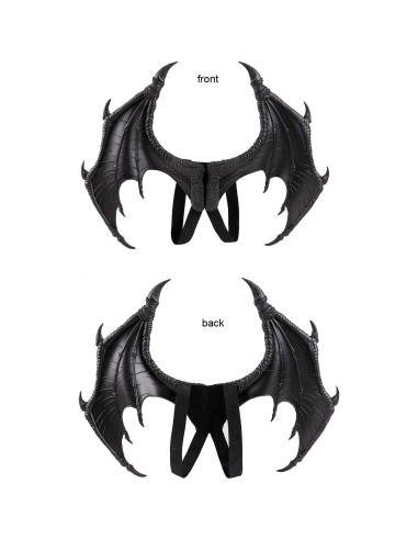 Alas de Dragón Cosplay Himine para Niños - Rojo, Negro, Azul, Verde