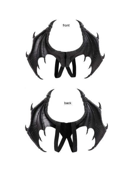 Alas de Dragón Cosplay Himine para Niños - Rojo, Negro, Azul, Verde