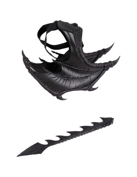 Alas de Dragón Cosplay Himine para Niños - Rojo, Negro, Azul, Verde