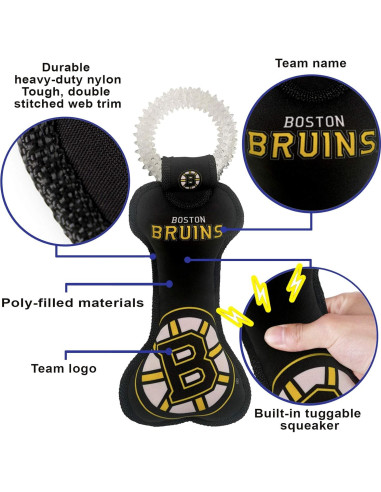 Juguete Dental para Perros Pets First NHL Boston Bruins