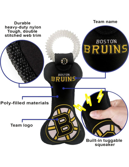 Juguete Dental para Perros Pets First NHL Boston Bruins