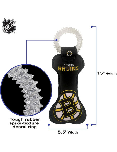 Juguete Dental para Perros Pets First NHL Boston Bruins