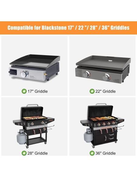 Recolector de Grasa Barbqtime para Plancha Blackstone 17-36"