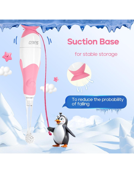Cepillo de Dientes Eléctrico para Niños Seago SG-513 Rosa