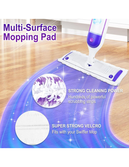 20 Almohadillas Desechables para Trapeador Eléctrico Swiffer