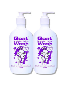 Duo Pack Gel de Ducha Hidratante Goat 500 ml - Aceite de Argán