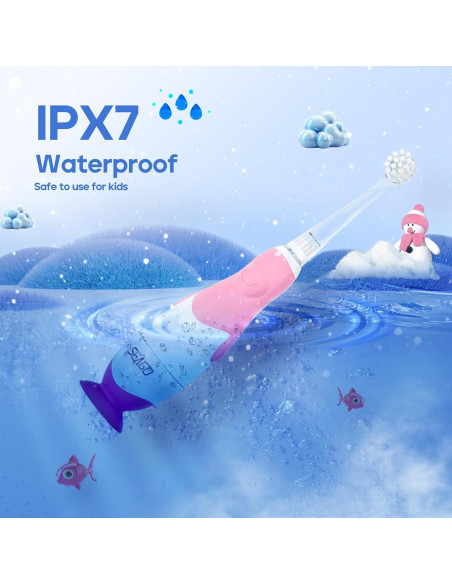 Cepillo de Dientes Eléctrico para Niños Seago SG-513 Rosa