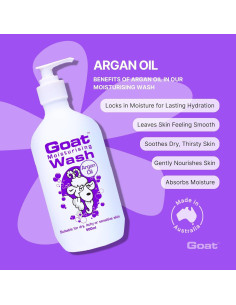 Duo Pack Gel de Ducha Hidratante Goat 500 ml - Aceite de Argán 2