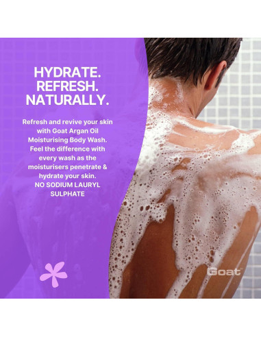 Duo Pack Gel de Ducha Hidratante Goat 500 ml - Aceite de Argán