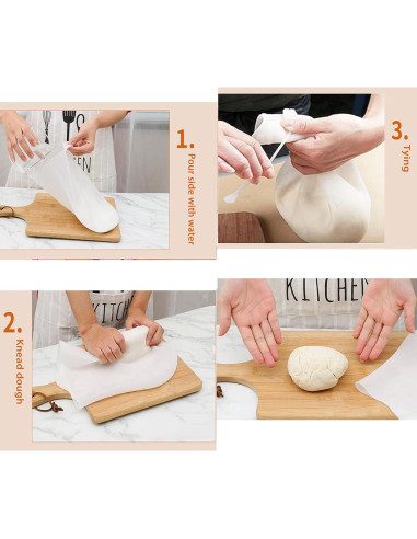 Bolsa de Amasar de Silicona Rebecca Online 1.44 L - 2 Unidades