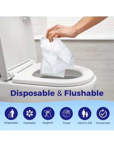 Cubiertas de Asiento de Inodoro Desechables YGDZ XL 110 Pcs