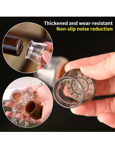 Protectores de Suelo para Patas de Sillas Weijia 16 Unidades 2