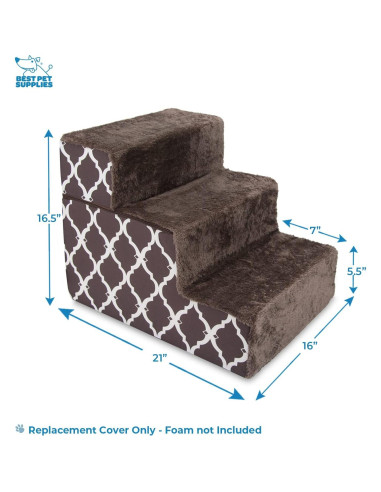 Cubierta Plegable para Escaleras de Mascotas Best Pet 3 Escalones