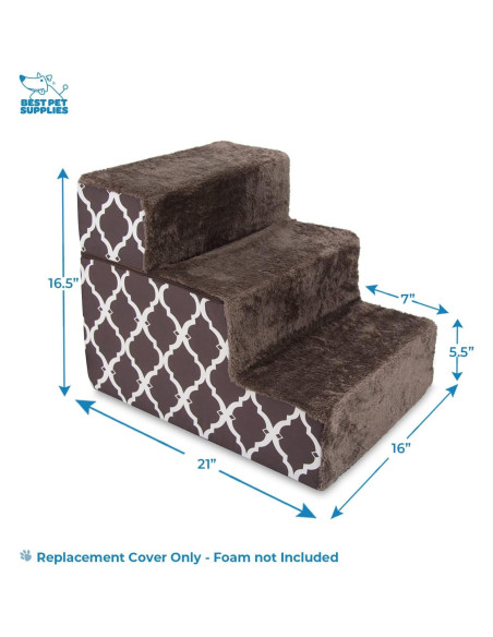 Cubierta Plegable para Escaleras de Mascotas Best Pet 3 Escalones