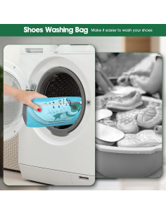 Bolsa de Lavado de Zapatos Gardon - 2 Piezas, Protección Cremallera 2