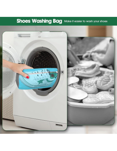 Bolsa de Lavado de Zapatos Gardon - 2 Piezas, Protección Cremallera