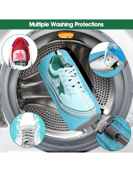 Bolsa de Lavado de Zapatos Gardon - 2 Piezas, Protección Cremallera