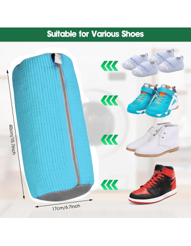 Bolsa de Lavado de Zapatos Gardon - 2 Piezas, Protección Cremallera