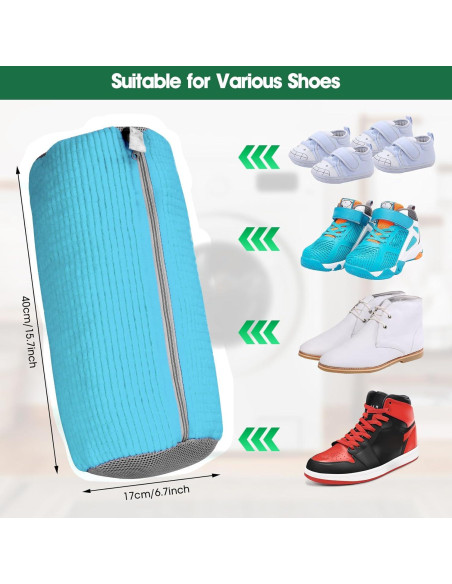 Bolsa de Lavado de Zapatos Gardon - 2 Piezas, Protección Cremallera
