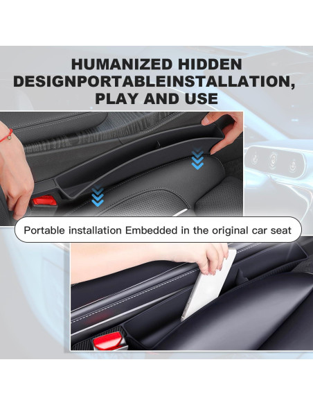 Organizador de Relleno Espacio Asientos Coche ONISMEZ 2PCS USB
