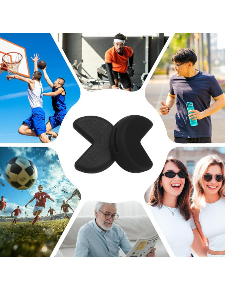 Retenedor de Gafas de Silicona PATIKIL - 15 Pares Antideslizante