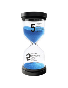 Temporizador de Arena YLTIMER 5 Minutos Azul Duradero