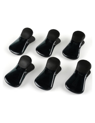 Clips Magnéticos de Refrigerador Yi Concept - Set de 6 Negro