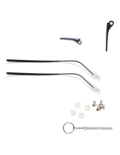 Templos de Reemplazo para Gafas Janky - 1 Par Negro