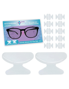Almohadillas de nariz antideslizantes GMS Óptico 1.8mm x 18mm - 10 pares