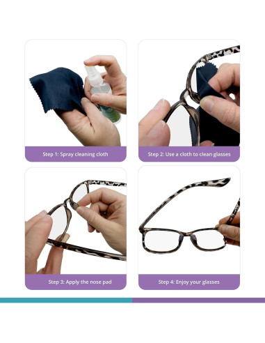 Almohadillas de nariz antideslizantes GMS Óptico 1.8mm x 18mm - 10 pares