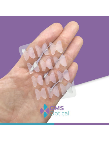 Almohadillas de nariz antideslizantes GMS Óptico 1.8mm x 18mm - 10 pares