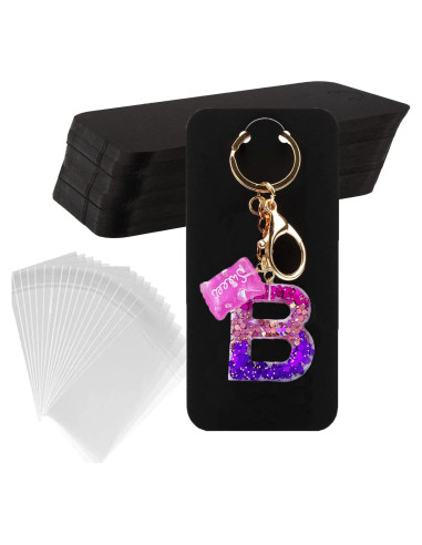 120 Tarjetas de Exhibición y Bolsas Autocierre SHOLIFAS Negro