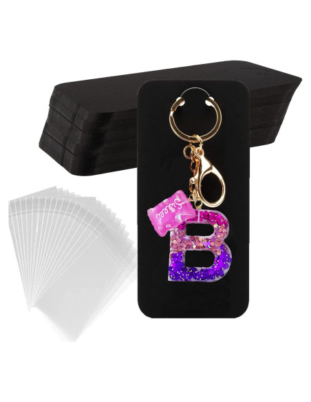 120 Tarjetas de Exhibición y Bolsas Autocierre SHOLIFAS Negro