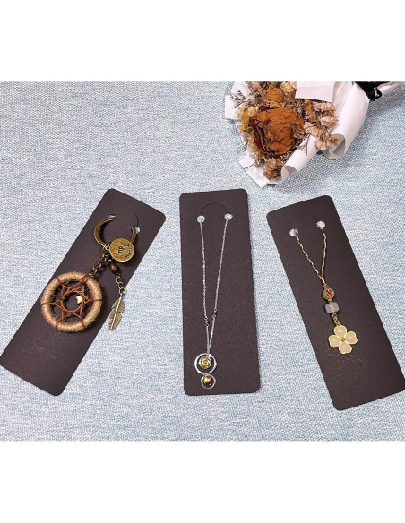 120 Tarjetas de Exhibición y Bolsas Autocierre SHOLIFAS Negro