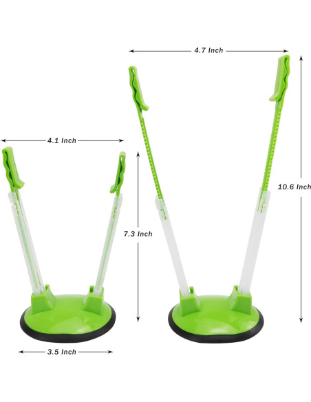 Soporte de Bolsa de Alimentos Ruibo - Paquete de 2 Verde