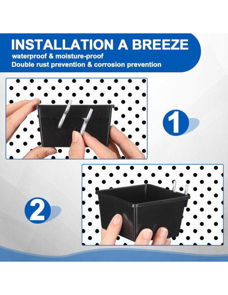 Ganchos de Metal en U Tandefio 25 Pcs para Tablero de Clavos